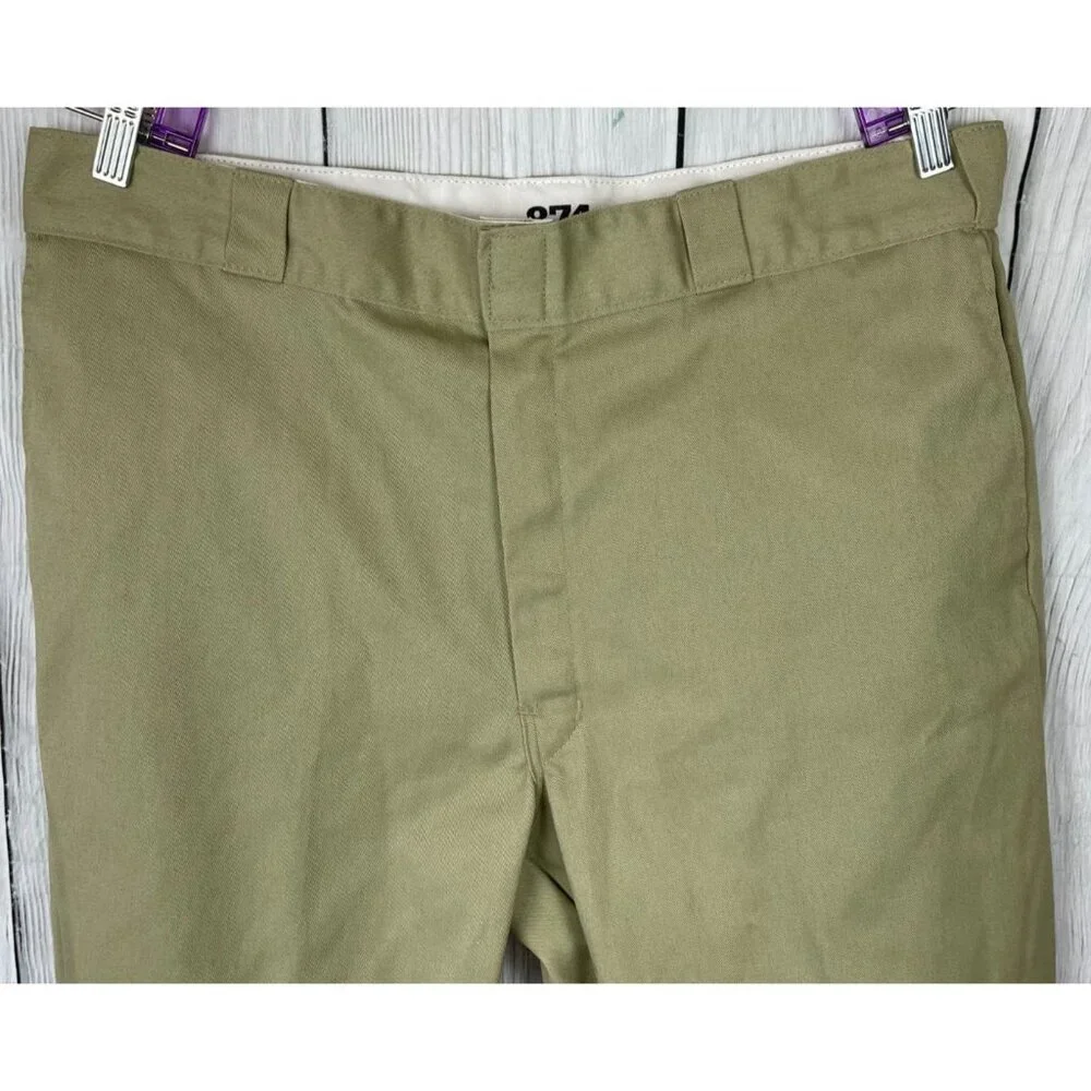 Dickies Men's Original Fit 38x34 Khaki Pants